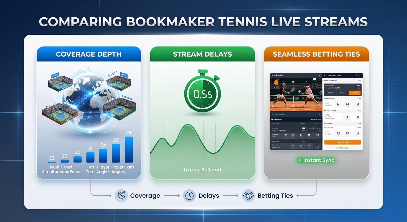 Close-up of tennis player serving with split-screen showing delayed stream and live betting odds