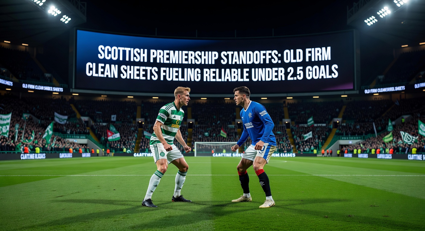 Rangers and Celtic players in a tense standoff during a recent Premiership derby, highlighting defensive resilience